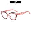  New Fashion TR90 Cat Eye Women Anti Blue Light Glasses Frame Retro Men Optical Luxury Eyewear