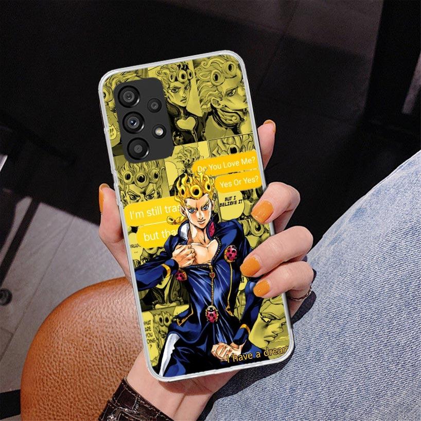 JoJo Bizarre Adventures Anime Phone Case For Samsung Galaxy A17 A16 A15 A14 A13 A57 A56 A55 A54 A53 A37 A36 A35 A34 A33 A26 A25