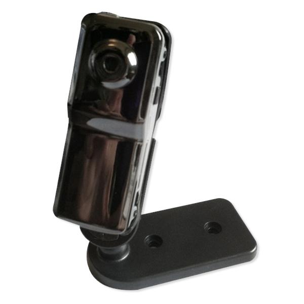 Glossy Black Mini Camera with Voice Detection