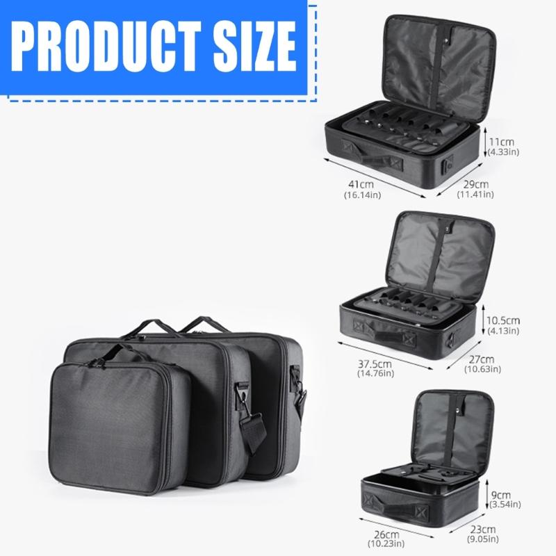 Hairdressing Bag Hairstylist Travel Bag Cosmetics Beauty Hairdresser Bag with Shoulder Strap Barber Tool Storage Bag