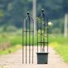 Yousheng Plant Obelisk Trellis Climbing Plants Garden Tower Trellis Outdoor Rose Bush Support Rustproof Metal Trellis for Potted Plant Clematis Vine