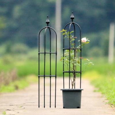 Yousheng Plant Obelisk Trellis Climbing Plants Garden Tower Trellis Outdoor Rose Bush Support Rustproof Metal Trellis for Potted Plant Clematis Vine