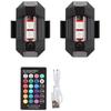 Wireless Remote USB LED Strobe Safety Warning Light IP65 Waterproof Flashing Lamp for Sedan Pickup Motorcycle
