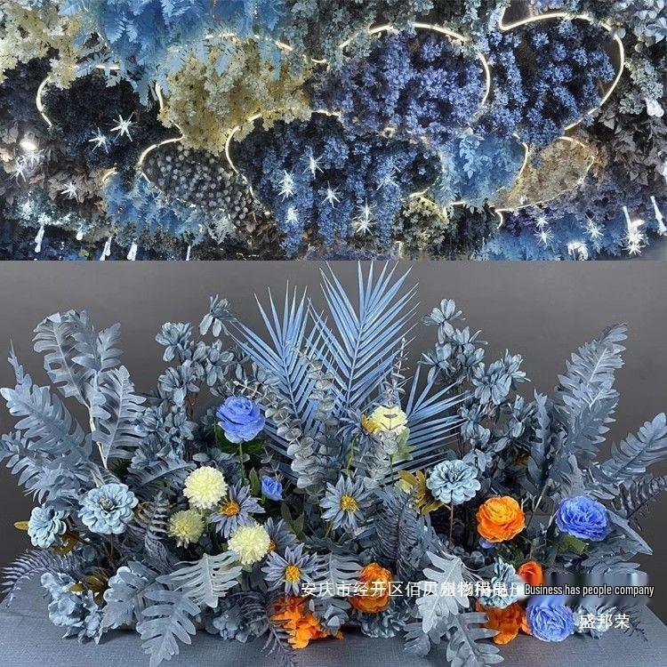 Seidenblumen-Gangdekorationen für Hochzeiten und Verlobungen