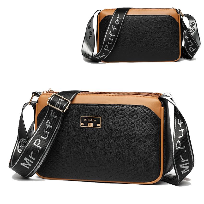 

Winter Women s Bag with Large Capacity, European and American Middle-aged Crossbody Bag чорний