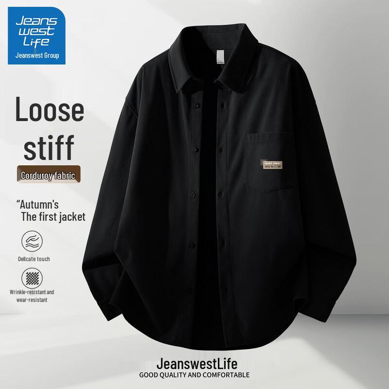 Jeanswest Men s Corduroy Long Sleeve Shirt 3XL