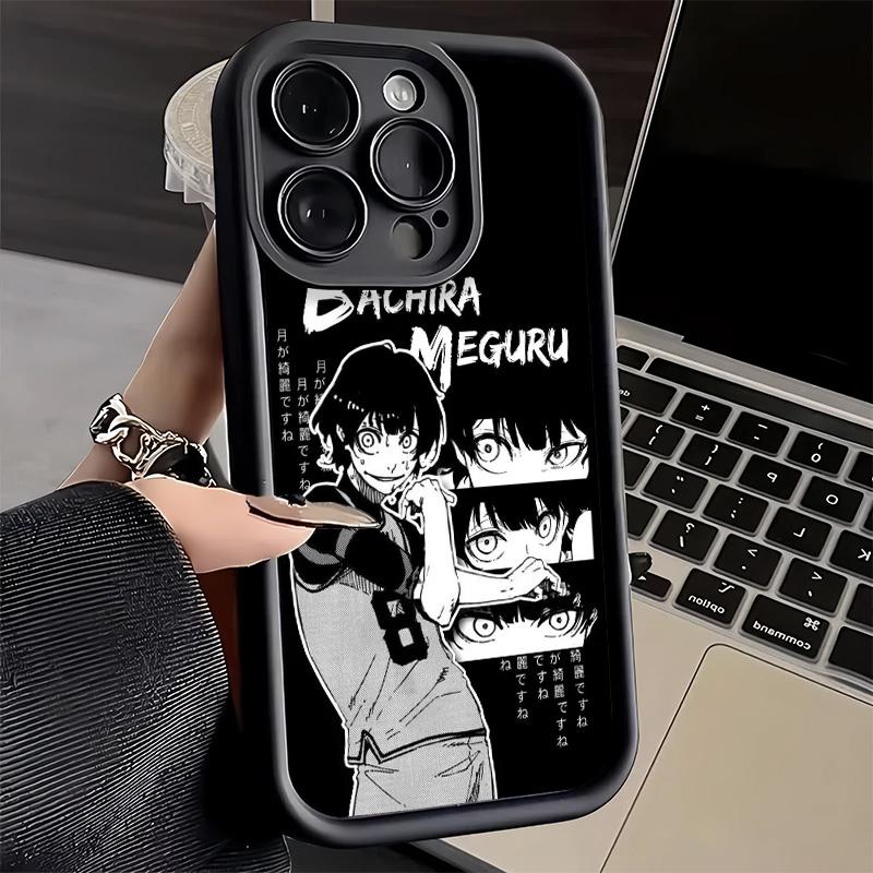 

Phone Case for iPhone 17 Air 16E 15 16 Pro Max Blue L-Lock Bachira Meguru Cover 14 Plus 13 12 Mini Soft Shell Silicone Fundas iPhone 17 Pro Max