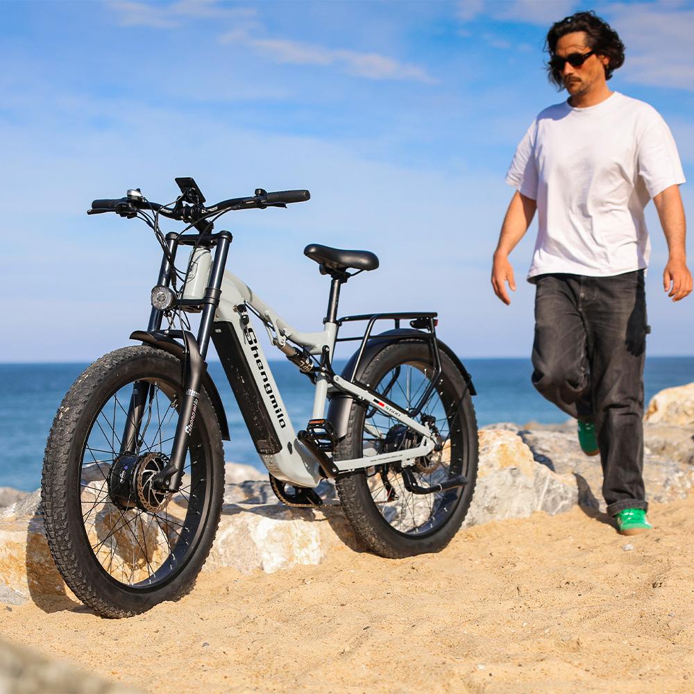 Shengmilo S600 2000W Elektrisches Mountainbike - Ultimatives All-Terrain E-Bike mit Dual-Motor-Power, 48V Samsung Akku & Hydraulikbremsen