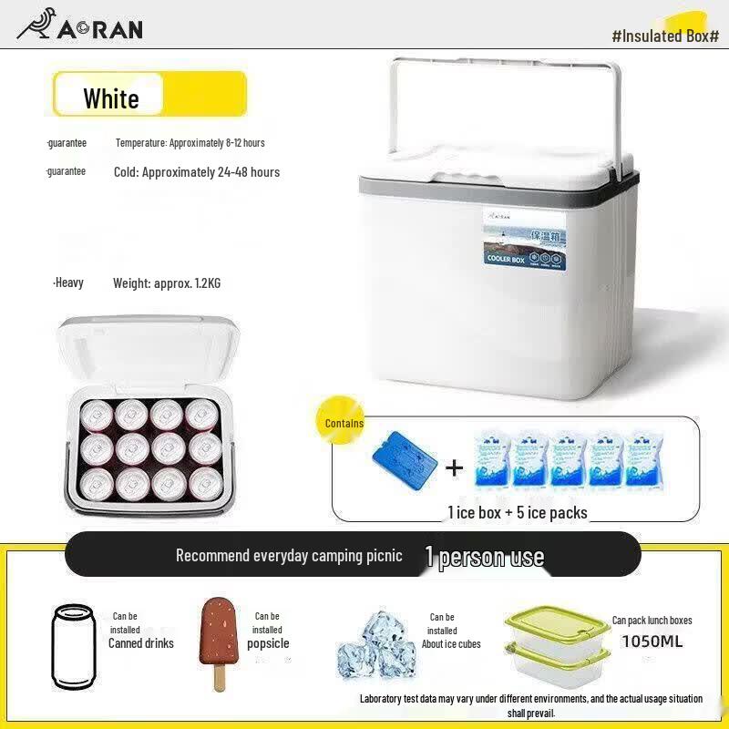 ZISIZ Glass Insulated Cooler Box