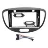 9 Inch Car Stereo Radio Fascia Black Protective Precise Fit Navigation Panel Frame for I10 2007 To 2013 With Wire