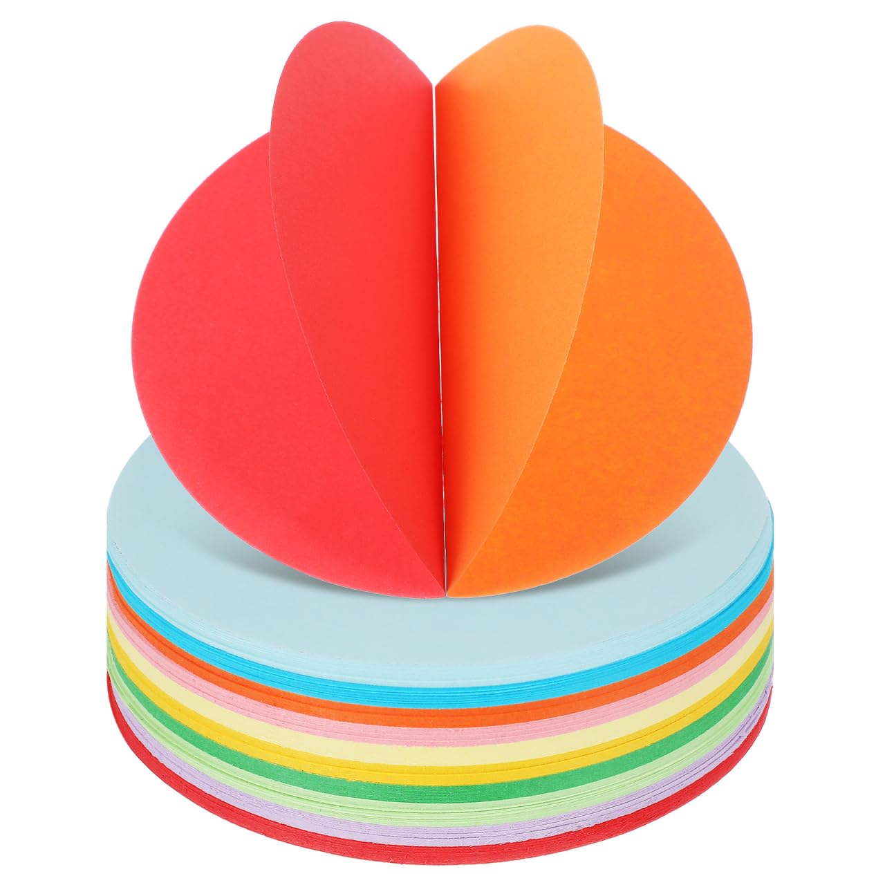 

LALAFINA Round Origami 500 Pastel Suitable for DIY and Gift Paper, Sheets, 5.9 Inch, Double-Sided Colors, Cardboard, Crafts, Decoration, Wrapping.
