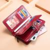 Genuine Leather RFID Women's Long Wallet with Wax Finish