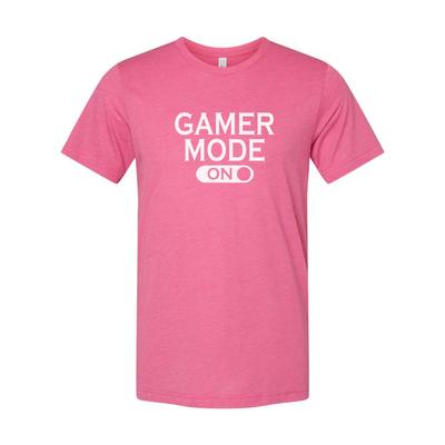 Gamer Mode On Graphic T Shirt For Unisex Adults, Casual Short Sleeve Tee For Gam