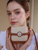Celediff Bette Cross Bag_Brown & Fabric