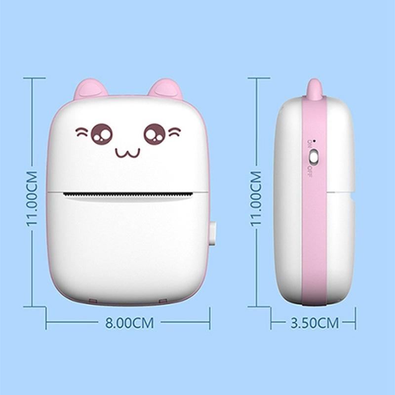 

Портативный мини-принтер фотоэтикеток Bluetooth Портативный мини-принтер фотоэтикеток Bluetooth для телефона Неправильные упражнения для студентов Ручной термопринтер розовый