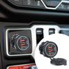 Upgrades Double  USB Car Charges Quick Charge Adapter Fast Charging ABS Dustproof USB Adapter for Vehicle Botas Motorcycles