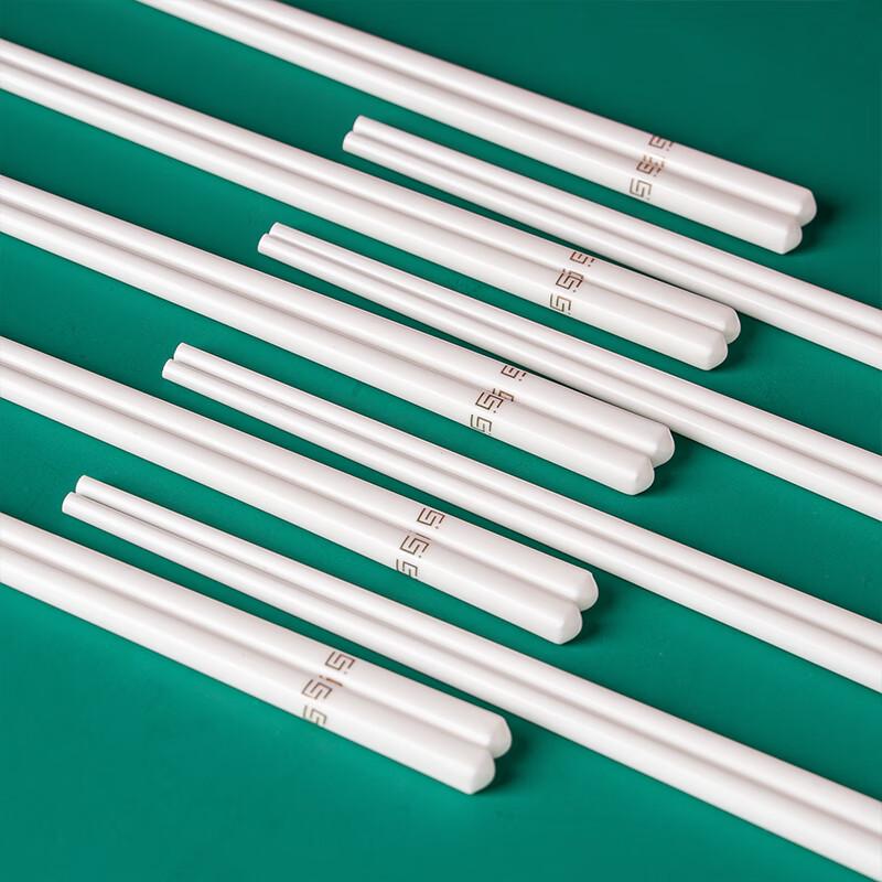 Jingdezhen Ceramic Chopsticks 10-Pair Set