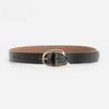 Genuine Leather Women's Thin Belt Simple Retro Casual Match with Jeans Belt Korean Version of Women
