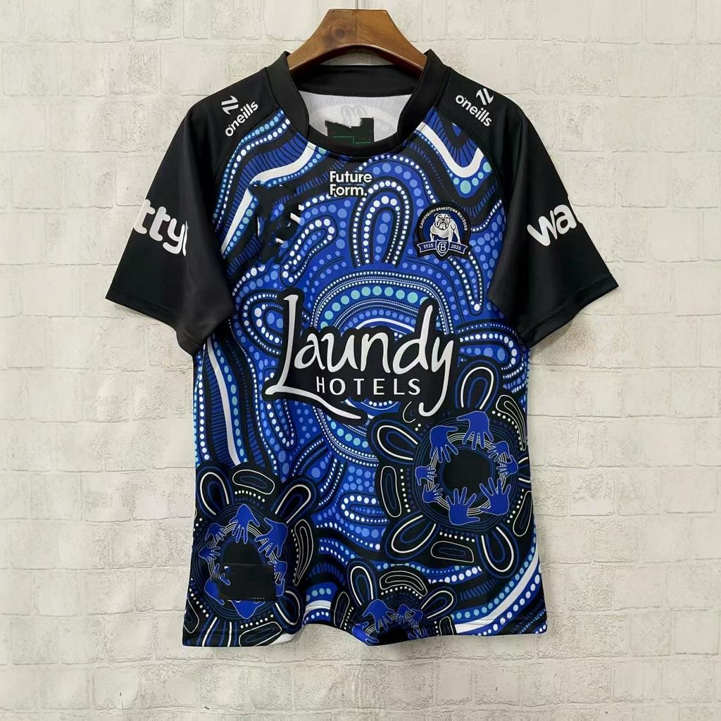 NRL Warriors Broncos Fiji Rabbit Jaguar Short Sleeve Rugby Jerseys Training Suit