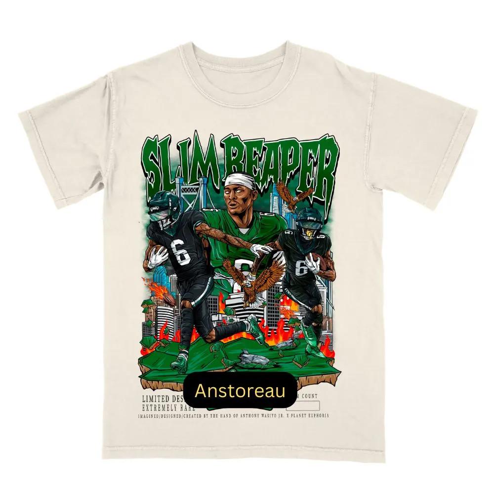 DeVonta Smith Retro Football Star Players Sport T Shirt Gift for Fan S-5XL Unisex T-Shirt XL