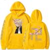 Tokyo Revengers Anime Sweatshirt Graphic Print Hoode Autumn Fleece Street Hoodies Casual Pullover Streetwear