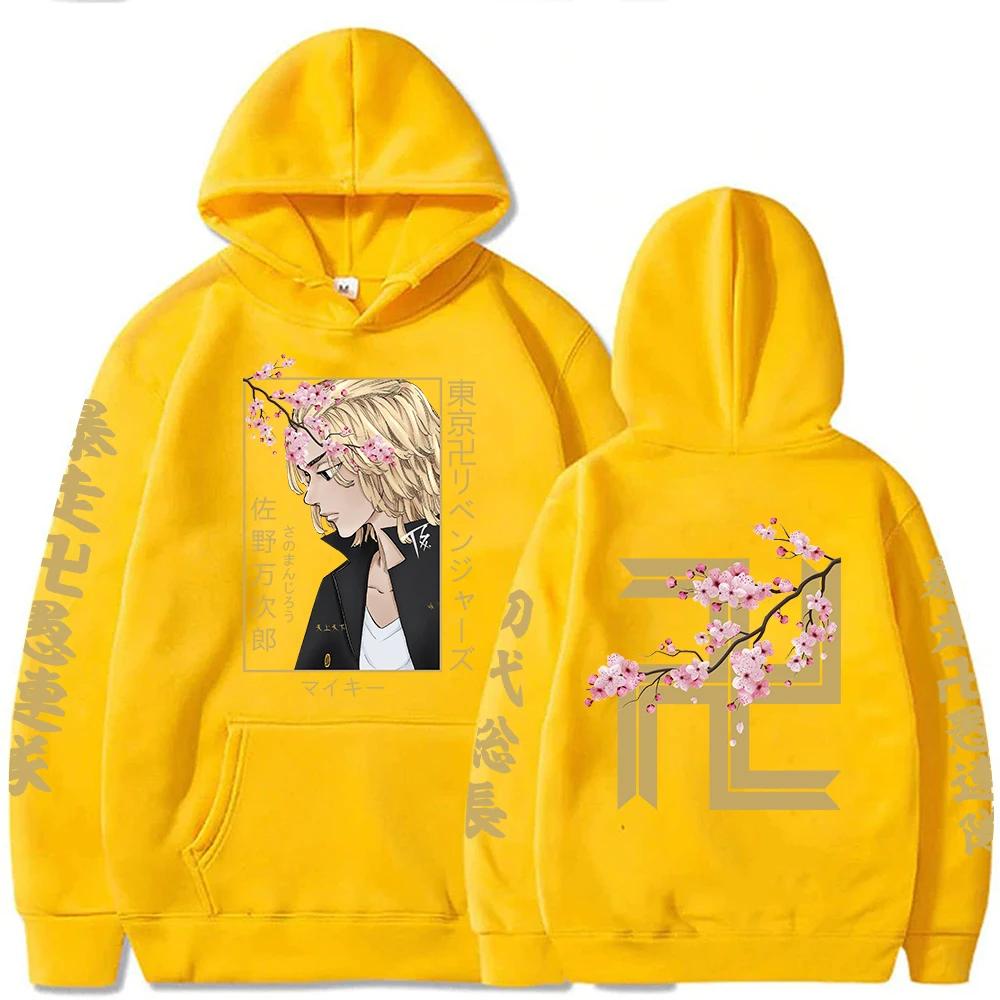 Tokyo Revengers Anime Sweatshirt Graphic Print Hoode Autumn Fleece Street Hoodies Casual Pullover Streetwear