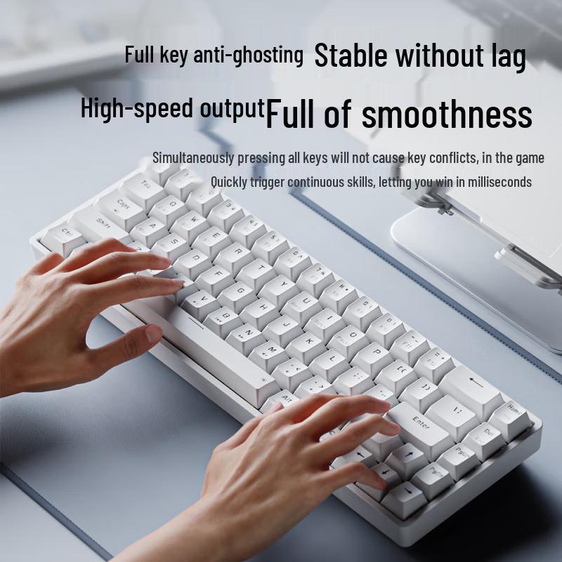 Qianxingzhe MT68 Kompakte Dual-Mode Mechanische Tastatur