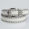 Belt Women'S White Jeans Versatile Soft Surface Pin Buckle Belt Decorative Trendy Fashion Rivet Belt