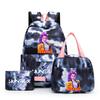 3Pcs/set Anime Demon Hunters Printed Backpack with Shoulder Bag Pengcil Case for Teenager Large Capacity Waterproof Bookbag Back To School Gift