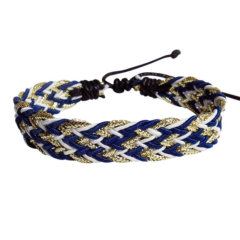 Bracelet Tissé Fait Main Série Originale: Bijoux de mode de rue élégants et personnalisés.