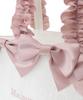 Maison De Fleur Jacquard Ribbon Frill Square Tote S Bag, Ivory, Size F, 08000628400