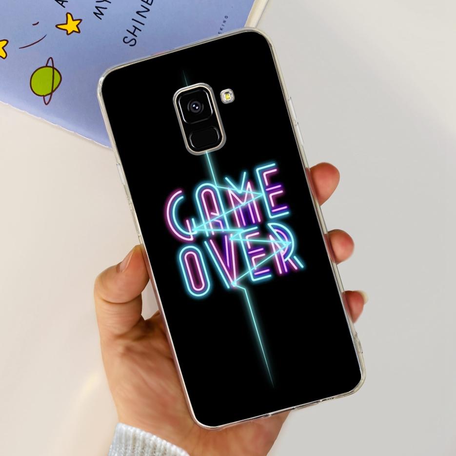For Samsung Galaxy A8 Plus 2018 Case SM-A730F Luxury Painted Cover Soft Silicone Phone Case For Samsung A8 2018 A530F A8+ Fundas