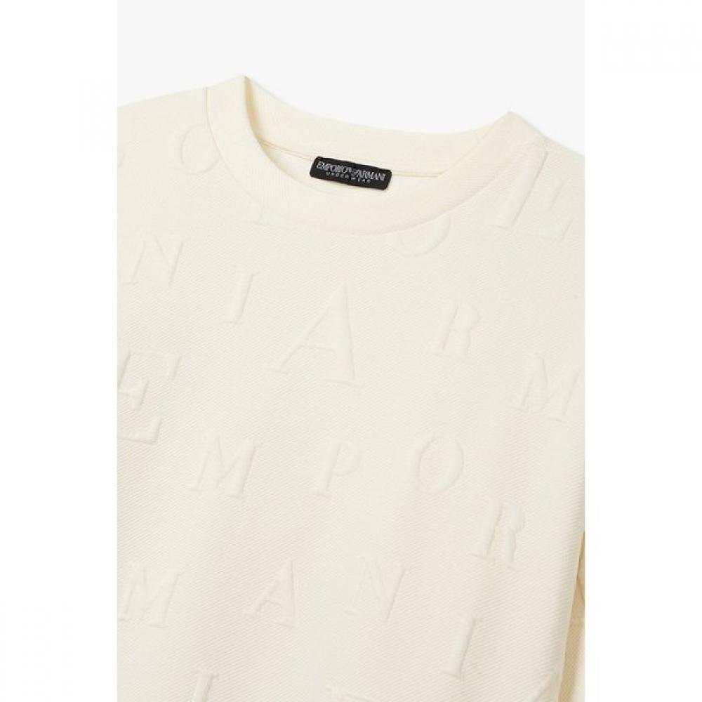 Emporio Armani Women S Lounge SweatShirt emboSSed Alphabet 0825336510