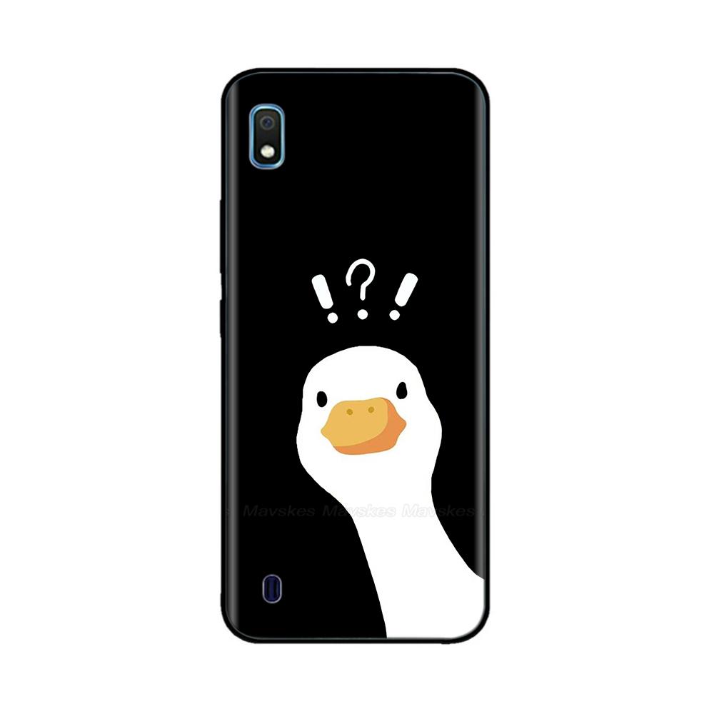Für Samsung Galaxy A10 Hülle Niedlich Weich Glatt Flüssigsilikon Vollschutz Handyhüllen Für Samsung A10 Hülle A 10 SM-A105F