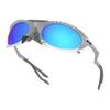 Oakley Verstellbare Gabelbügel O Matter™ Oval Sonnenbrille Unisex-Sonnenbrille Silber OO9437-1363