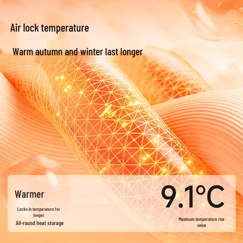 Odifen Women's German Velvet Thermal Underwear Set