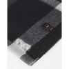 Daks Unisex Navy Check Wool Cashmere Blend Long Light Muffler Dbmu4fe80n2