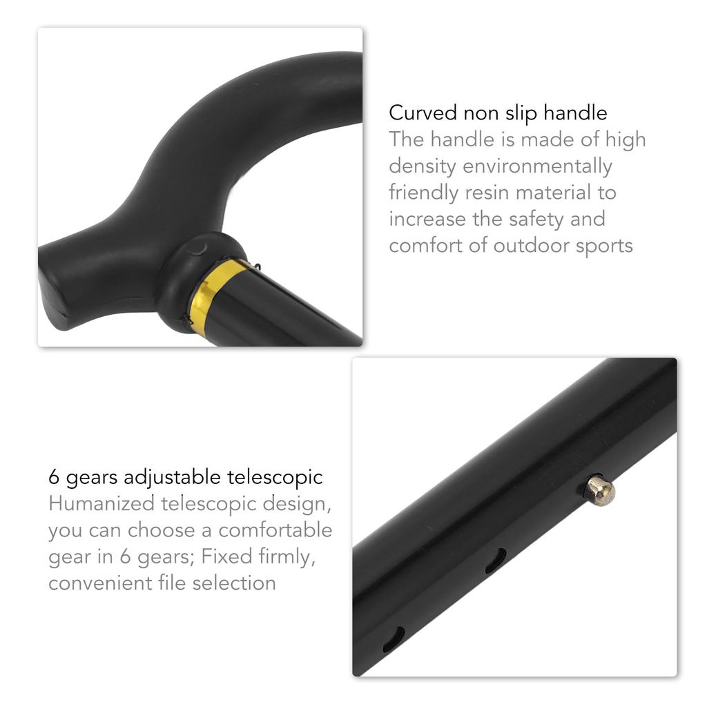 Walking Cane Elder Cane Stickmen Adjustable Folding Canes Collapsible Senior Sticks Elder Crutches for Mothers Elder Fathers