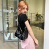 Harajuku Y2K Underarm Bag Gothic Punk Crossbody Bag Punk PU Shoulder Bag  Women