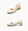 Retro Leather Sandals For Women, Single Shoes