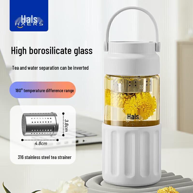 Haers Tea Infuser Glass Bottle