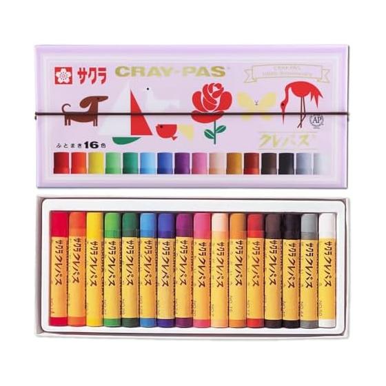 Sakura Crepas Crepas 16 Colors with Rubber Band 100th Anniversary Limited Lavender LP16R-A2