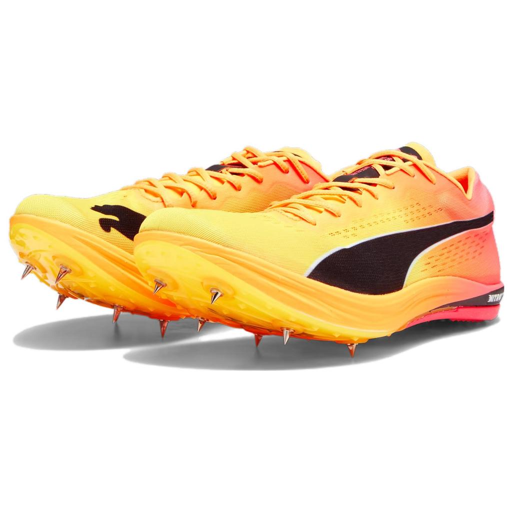 New PUMA EvoSPEED Long Distance Nitro Elite+ Spike Shoes 'Orange' 378222-03