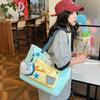 Original Canvas Tasche Y2K Mädchen Stern Macaron Nische Designer Große Kapazität Reise Tote Bag