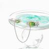 Silver Chic 925 Statement Ring With Captivating Chain Design And Stunning Decorations For Fashion Lovers