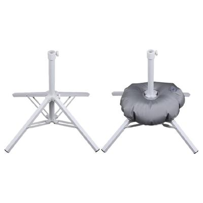Universal 3.2cm Diameter Umbrella Stand Detachable Weighted Base Water Bag Ready For Park Lawn Event Weather Resistant