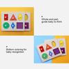 Geometric Shape Matching Baby Children Wood Learning Educational Preschool ToyGeometric Shape Board