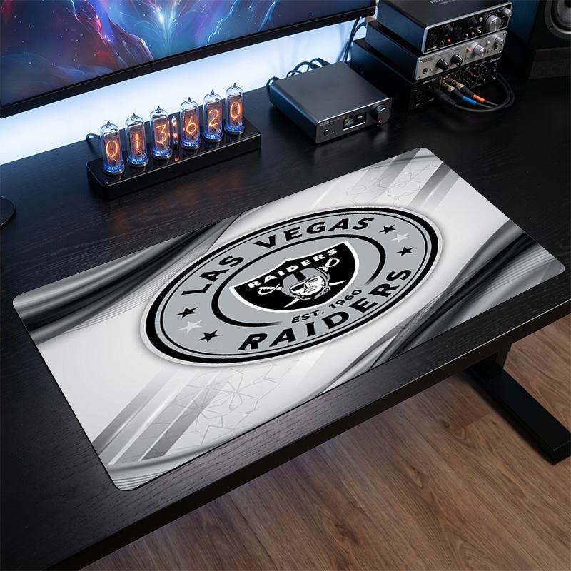 Las Vegas Raiders Pattern Mousepad Anti?Slip Rubber Desk Pad For Gaming Working Desktop Decoration