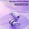 Soft Silicone Wired Headphones in-Line Control in-Ear Earbuds Wired Headset Headset with Mic  Sleep