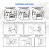 Smart Thermostat for House Water Heating AC Thermostat with VA Digital Touch Screen and Adjustable Knob 5+1+1 Weekly Programming